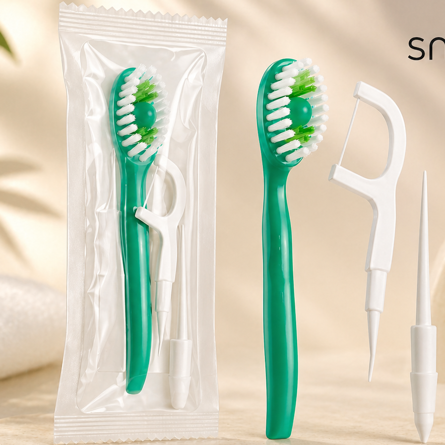 Mini brosse à dents sans eau – Hygiène instantanée partout
